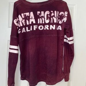 Burgundy SANTA MONICA super comfy pullover